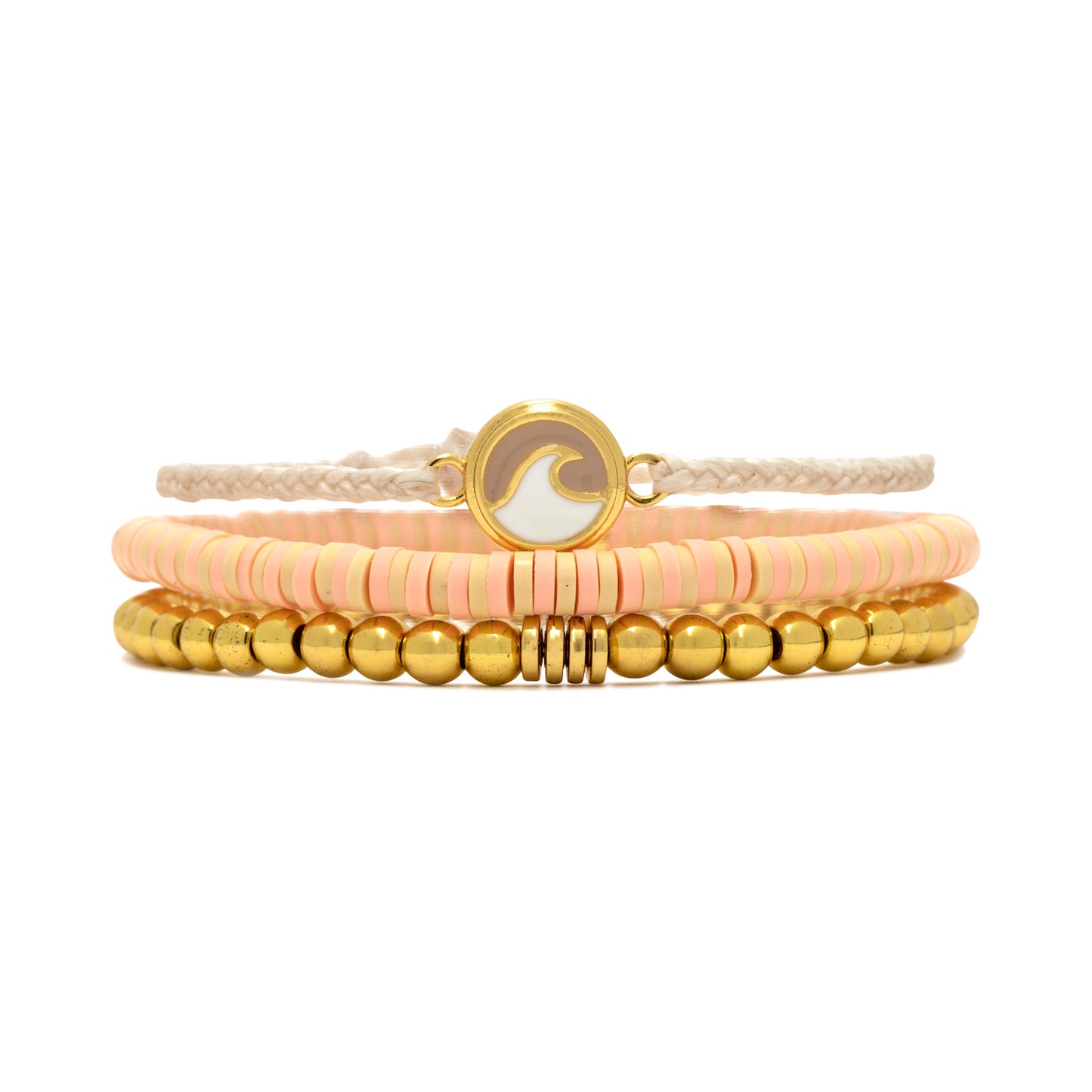 Blushing Sunrise Bracelet Stack
