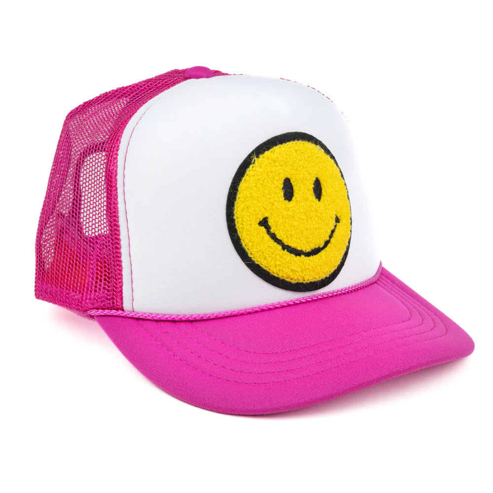 Smiley Face Kids Trucker Hat