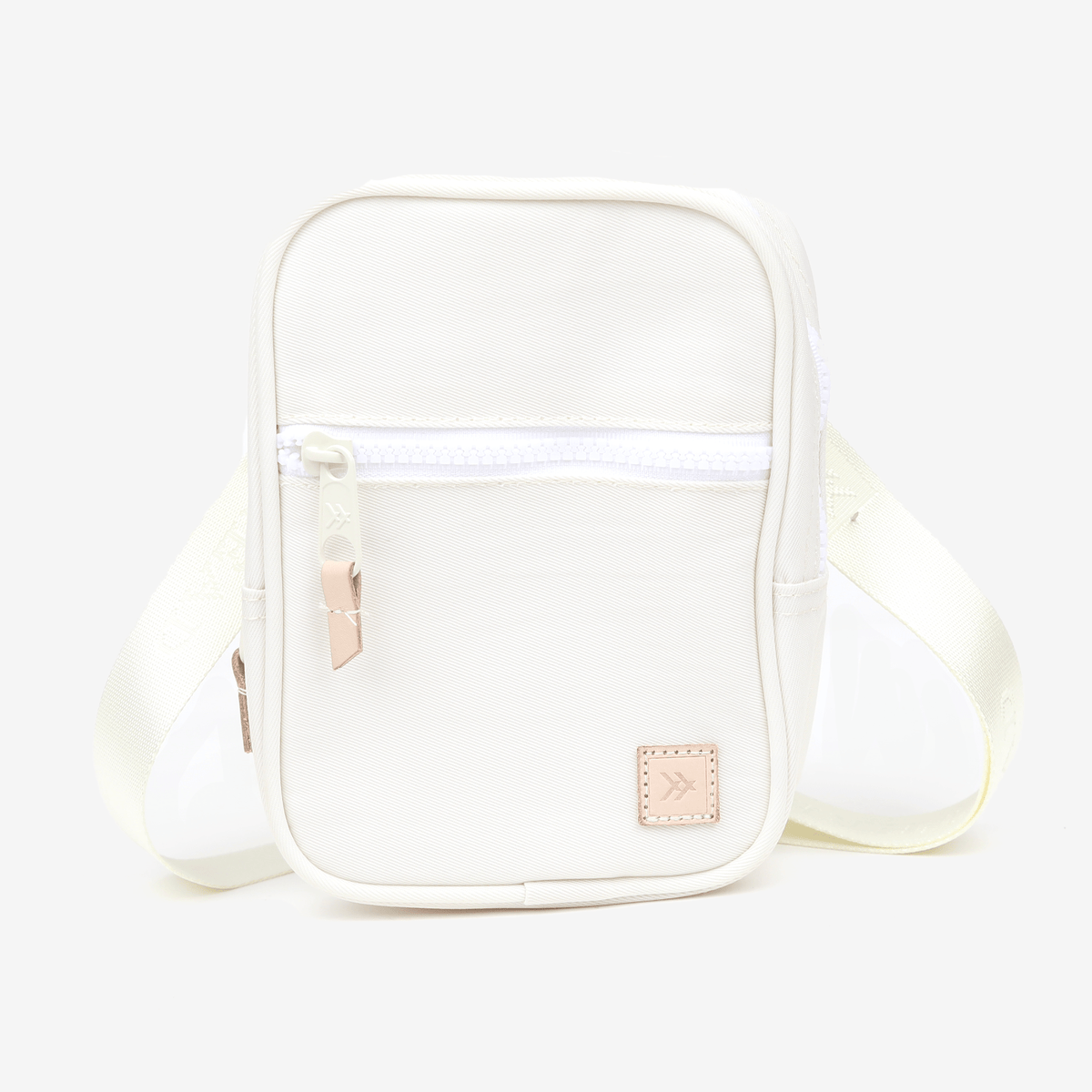 Off White crossbody bag in Off White by Thread Wallets — product view 1