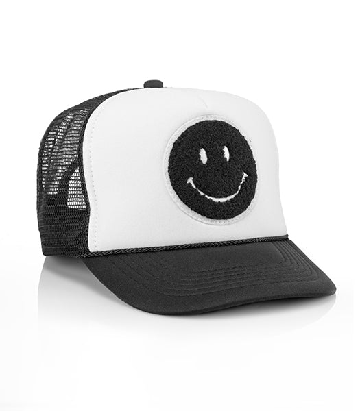 Local Beach Smiley Patch Trucker Hat