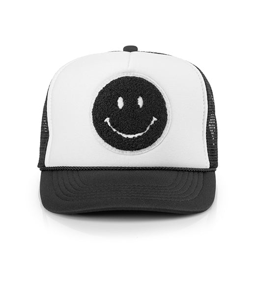 Local Beach Smiley Patch Trucker Hat