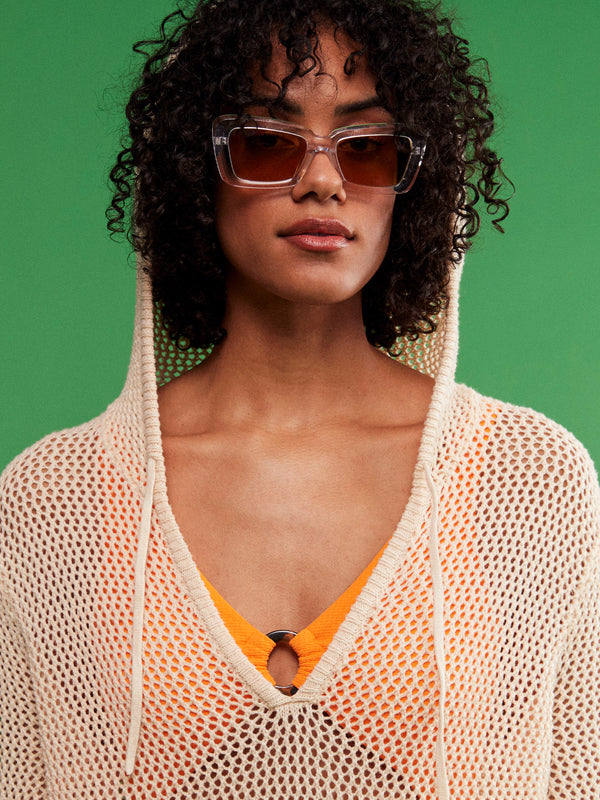 After Beach Break Knitted Hoodie The Bikini Shoppe