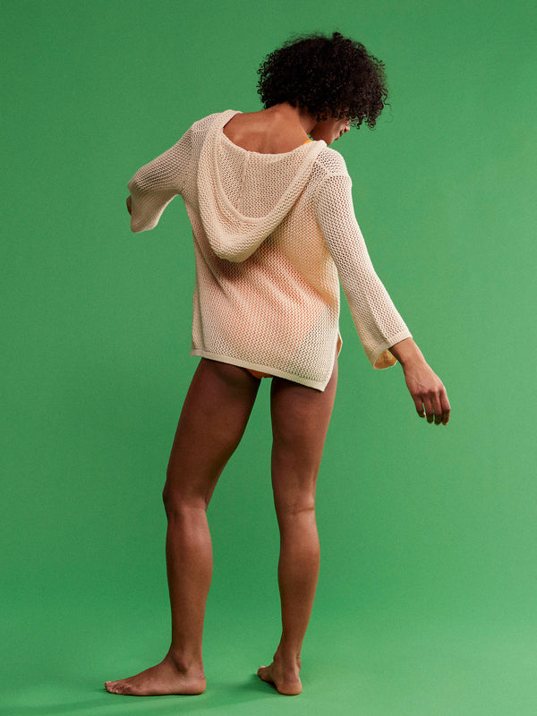 After Beach Break Knitted Hoodie The Bikini Shoppe