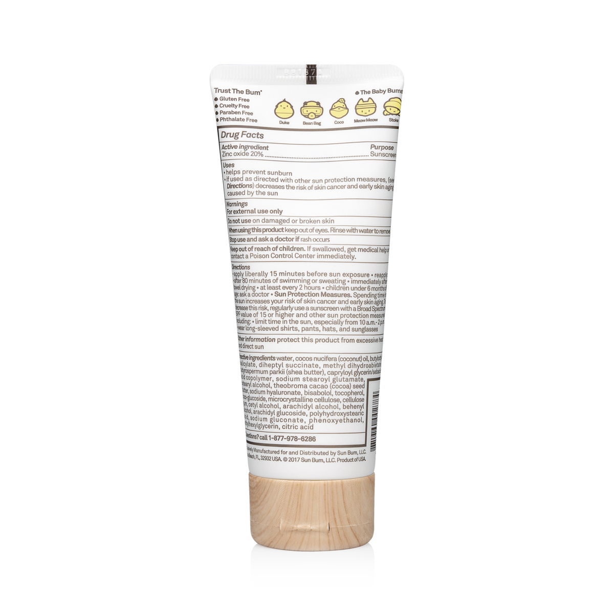 Baby Bum mineral SPF 50 fragrance-free sunscreen lotion by Sun Bum — product view 2