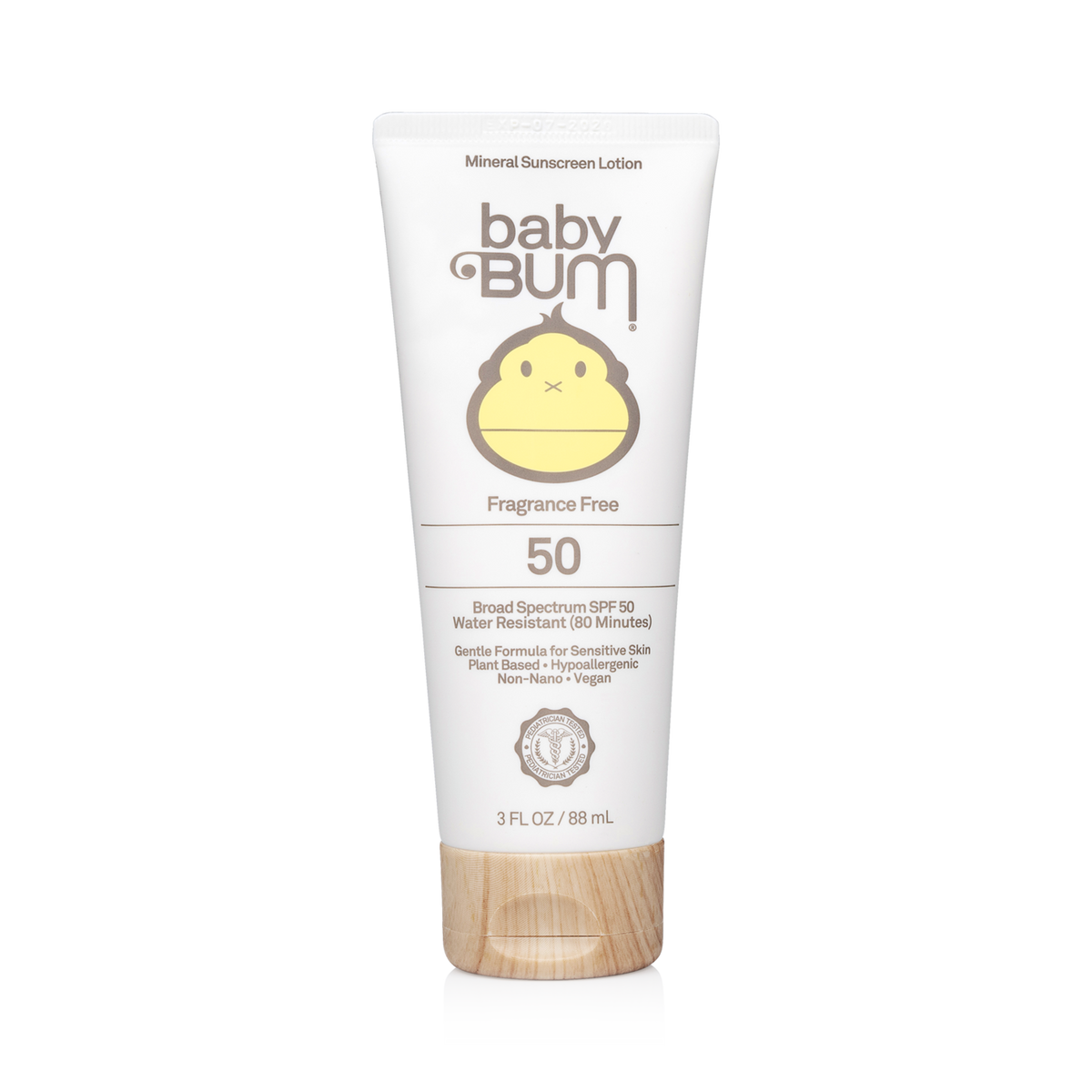 Baby Bum mineral SPF 50 fragrance-free sunscreen lotion by Sun Bum — product view 1