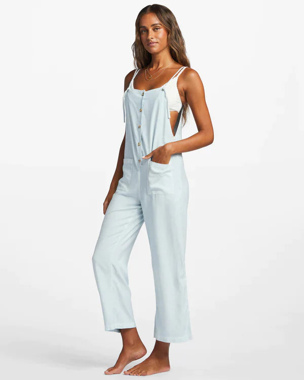 Beach Cruiser Wide-Leg Overalls The Bikini Shoppe