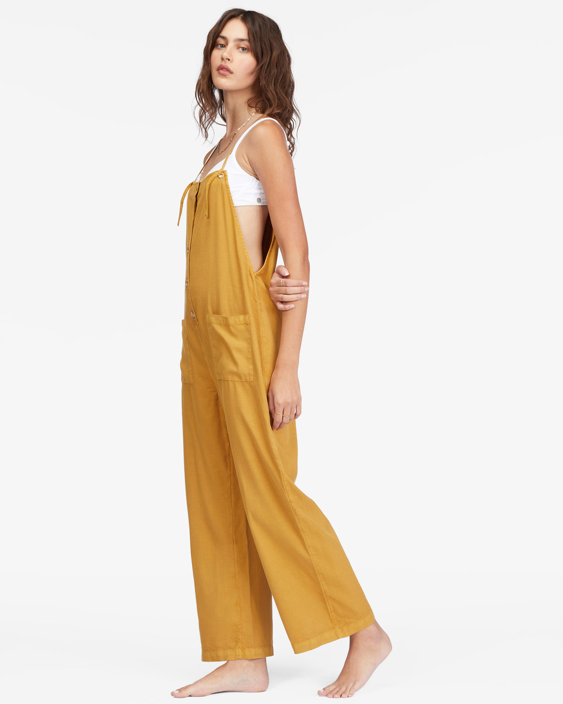 Beach Cruiser Wide-Leg Overalls The Bikini Shoppe