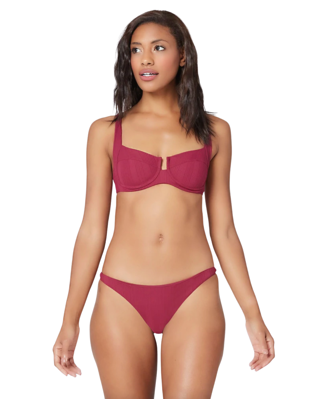 Camacho Pointelle Rib Bikini Bottom The Bikini Shoppe