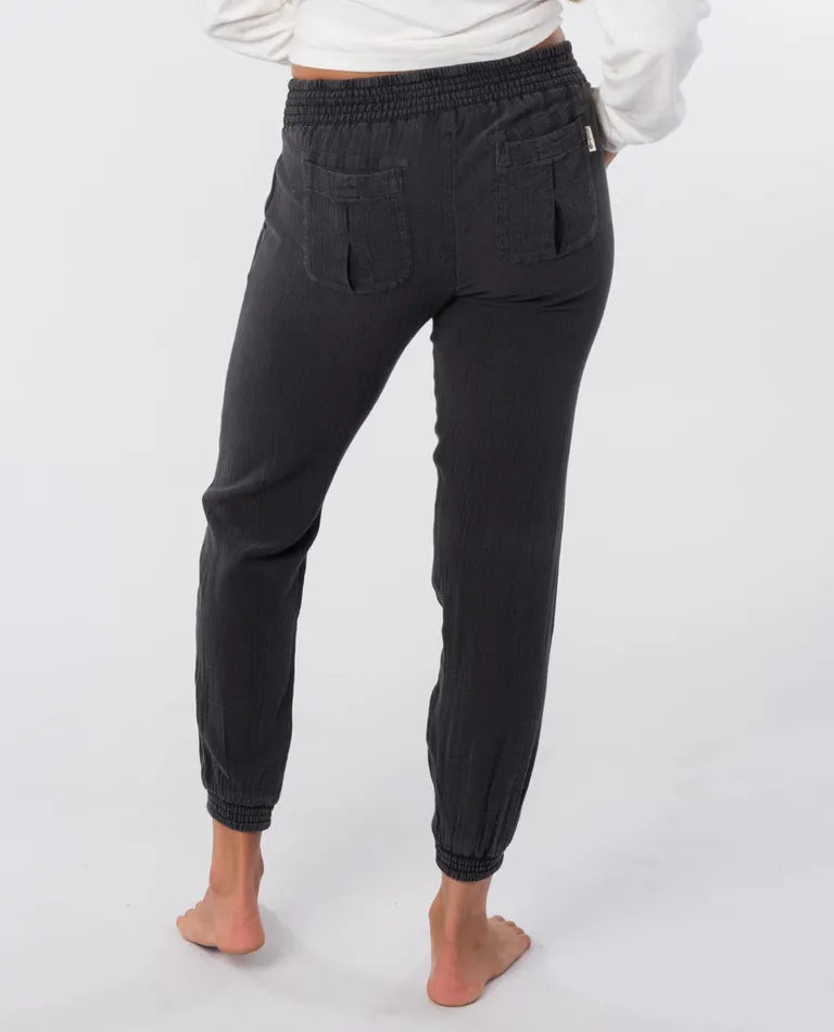 Classic Surf pant in Black — back view, Rip Curl