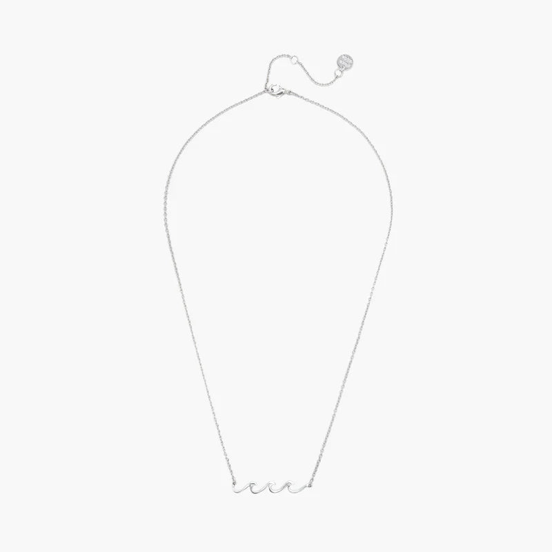 Delicate Wave Necklace The Bikini Shoppe