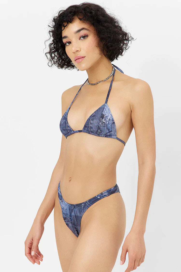 Fonda High Waist Bikini Bottom The Bikini Shoppe