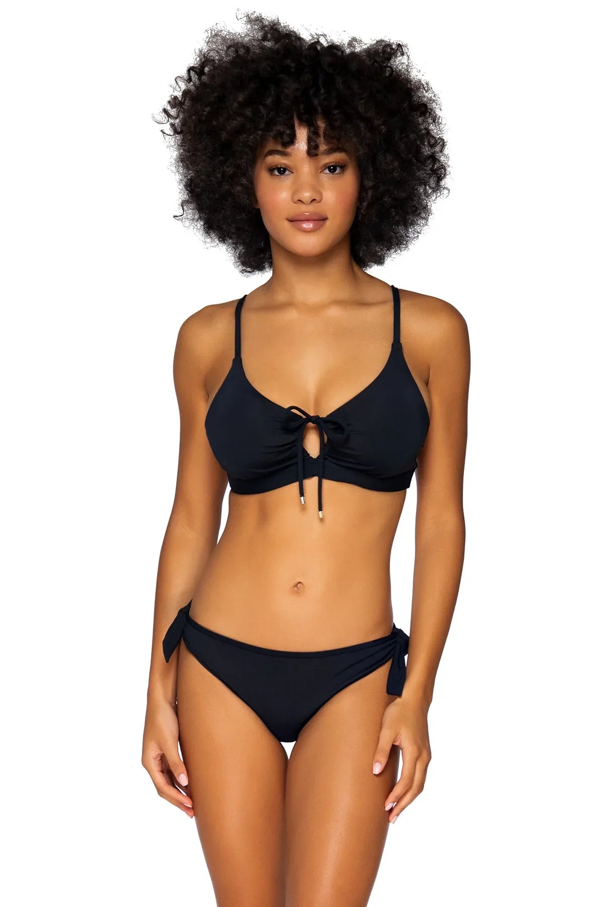 Kauai keyhole bikini top by Sunsets — full-bust D to H cup swim top, view 1