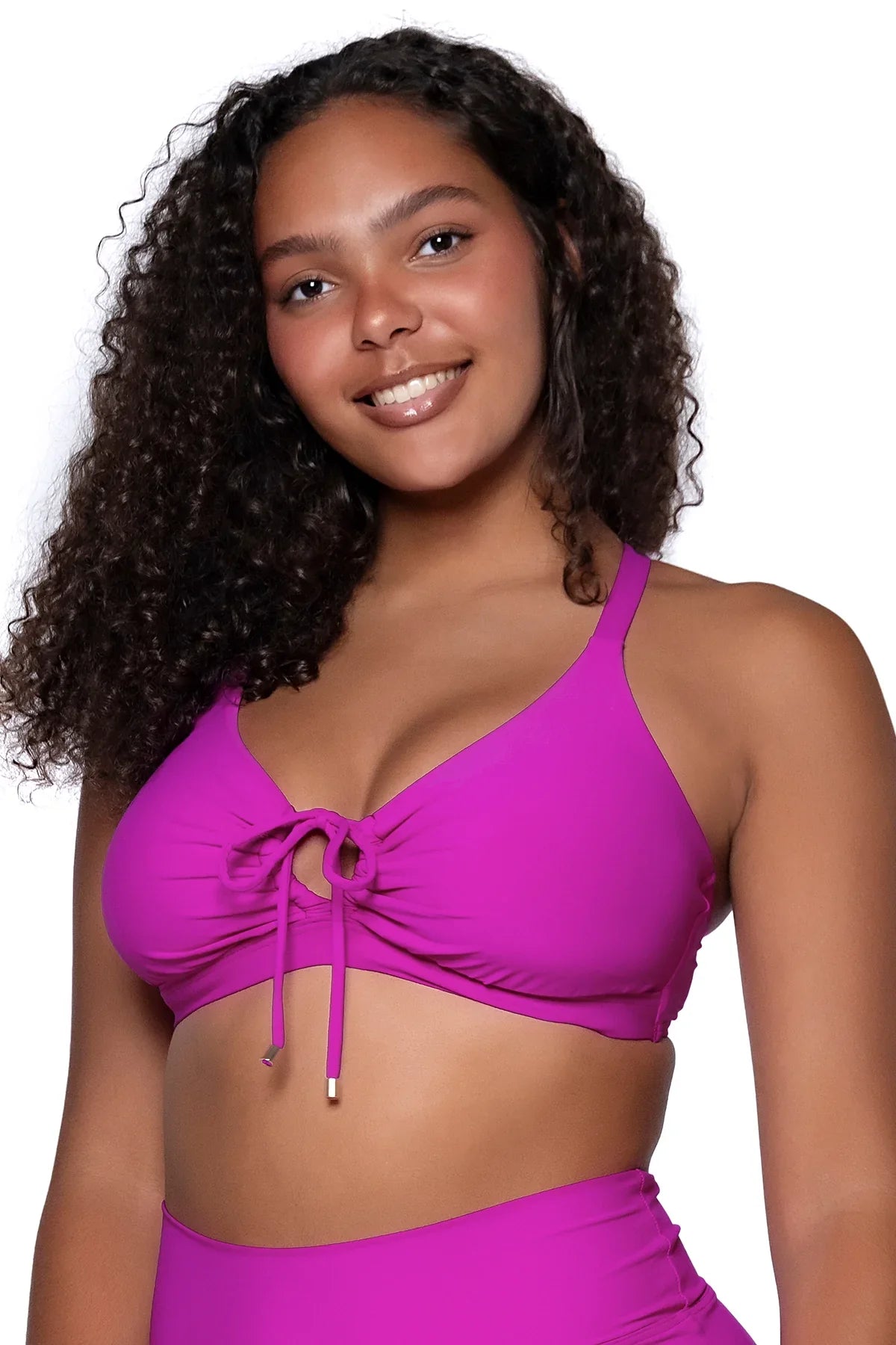Kauai keyhole bikini top by Sunsets — full-bust D to H cup swim top, view 12