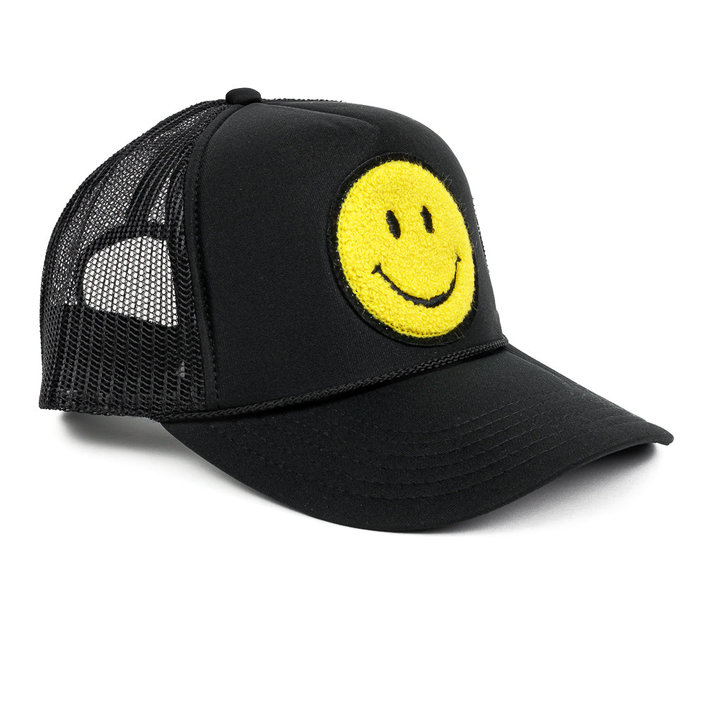 Local Beach Smiley Patch Trucker Hat
