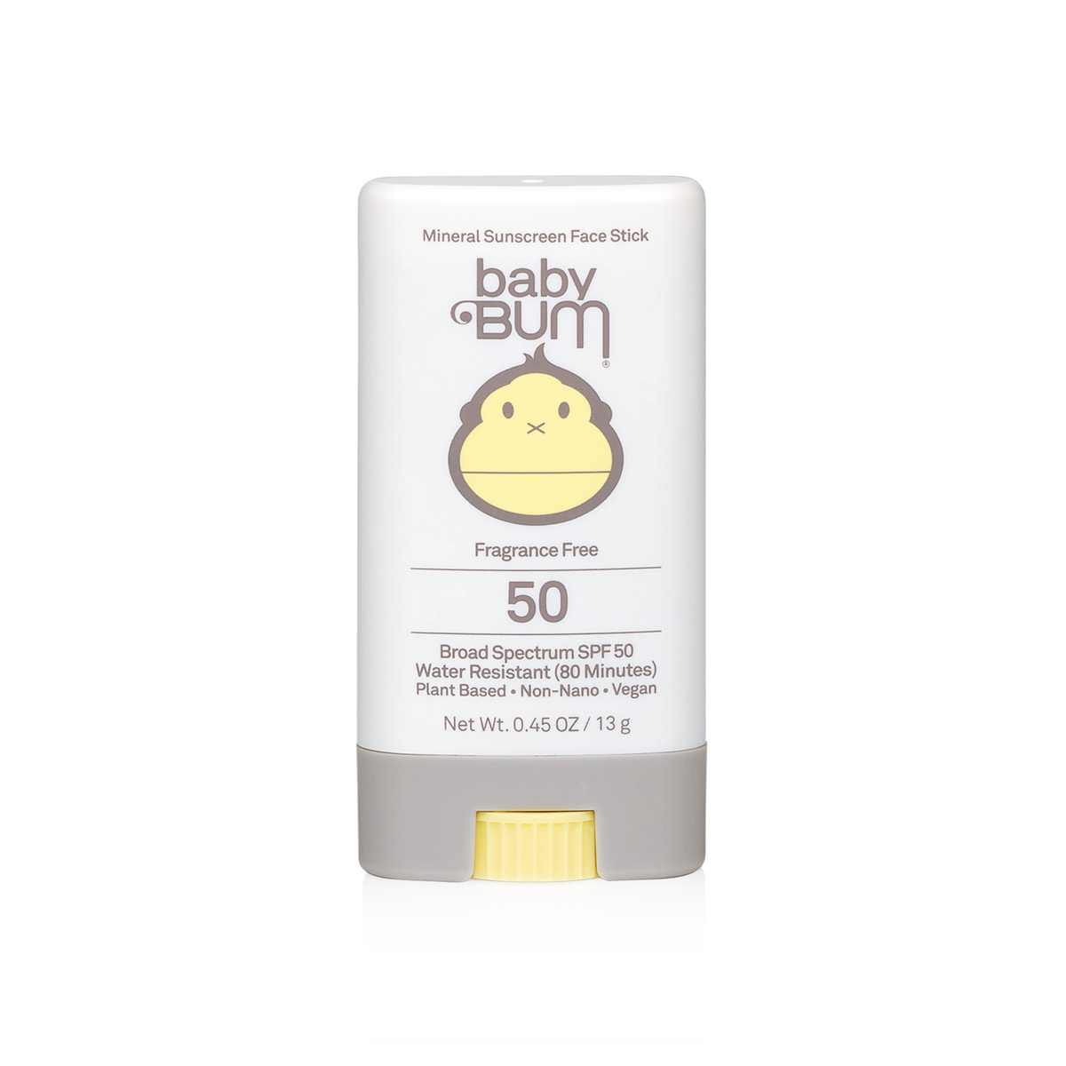 Baby Bum mineral SPF 50 fragrance-free sunscreen face stick by Sun Bum — product view 1