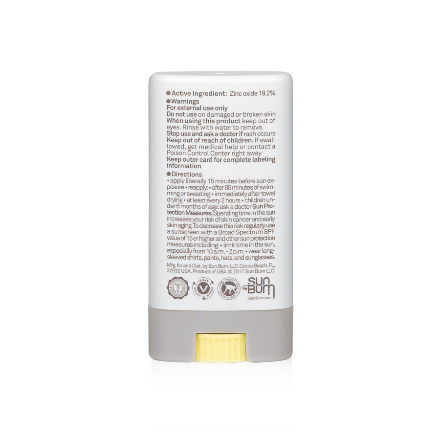 Baby Bum mineral SPF 50 fragrance-free sunscreen face stick by Sun Bum — product view 2