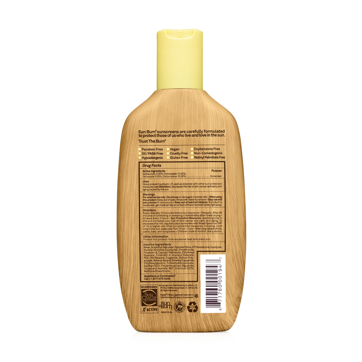 Original broad spectrum sunscreen lotion 8oz by Sun Bum — SPF variant view