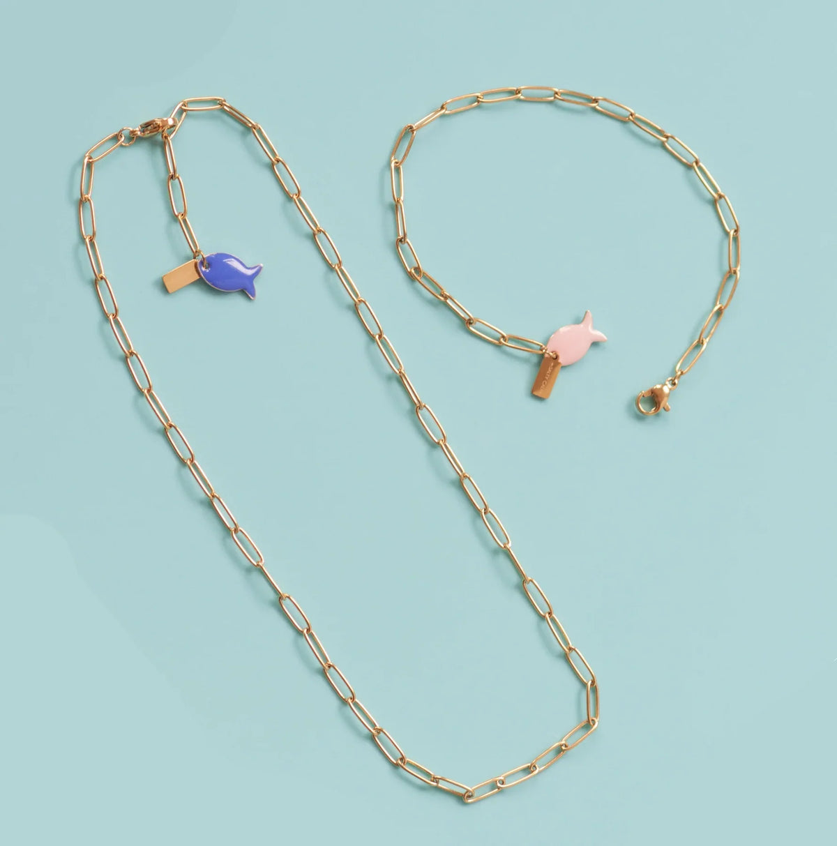 Paperclip anklet Salty Babes by Salty Cali Jewelry — style variant view
