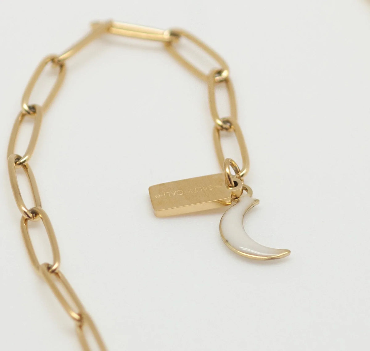 Paperclip anklet Salty Babes by Salty Cali Jewelry — style variant view
