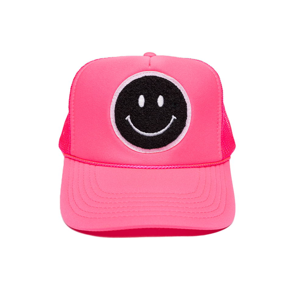 Local Beach Smiley Patch Trucker Hat