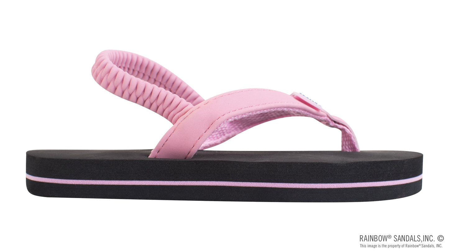 The Grombow - Soft Rubber Top Sole with 1/2" Narrow Strap and Pin Line The Bikini Shoppe