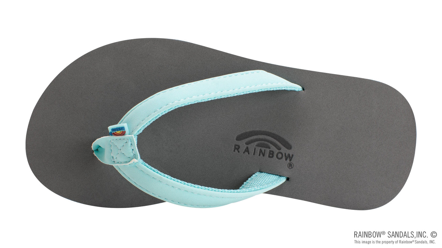 The Grombow - Soft Rubber Top Sole with 1/2" Narrow Strap and Pin Line The Bikini Shoppe