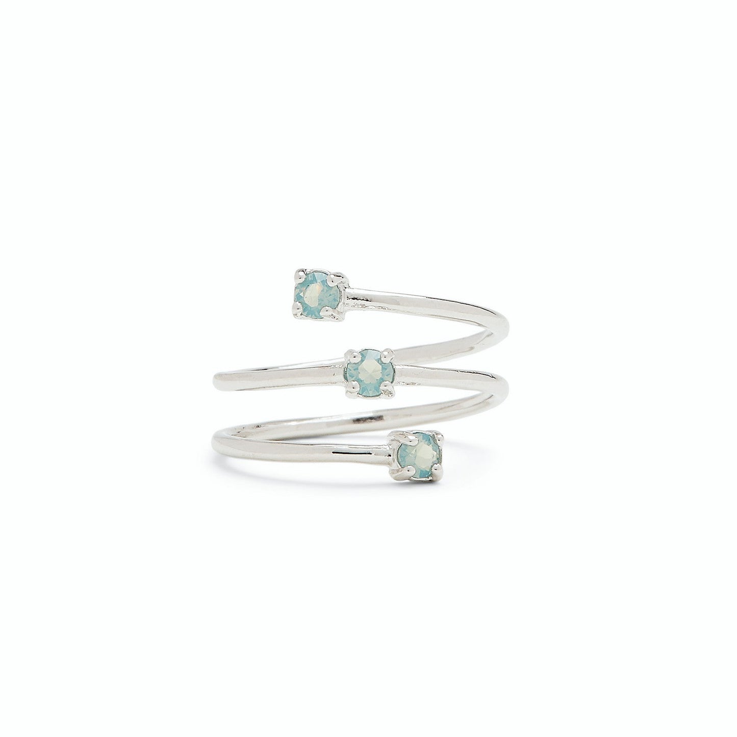 Triple Stone Wrap Toe Ring The Bikini Shoppe