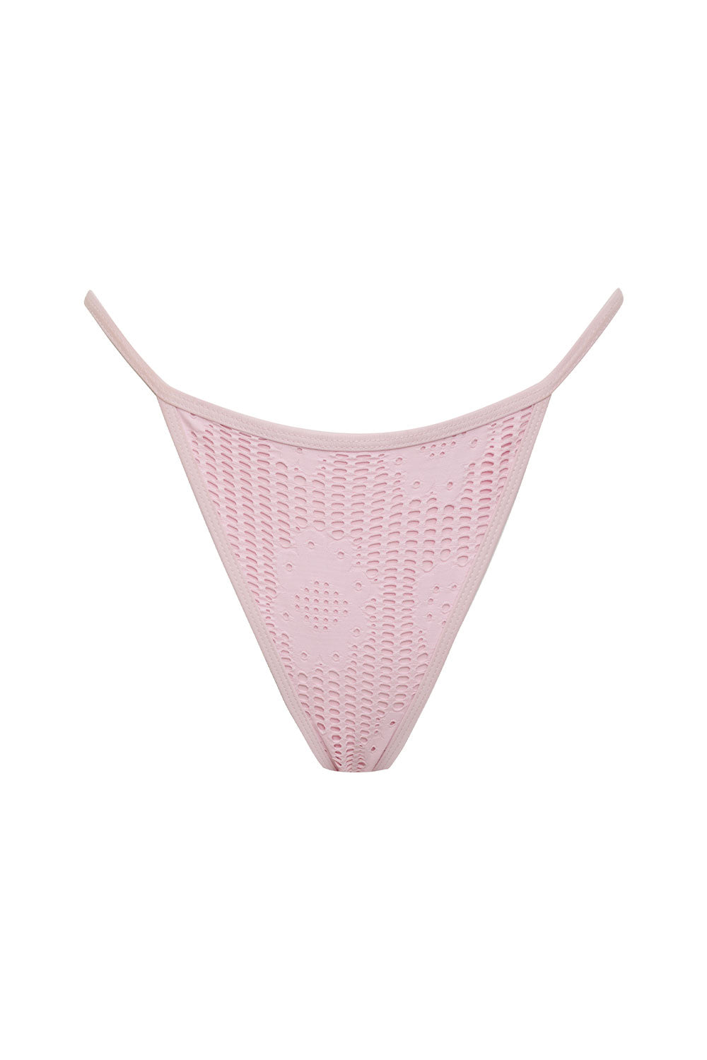 Zeus cheeky bikini bottom in Pink Dream — product view, Frankies x Pamela Anderson