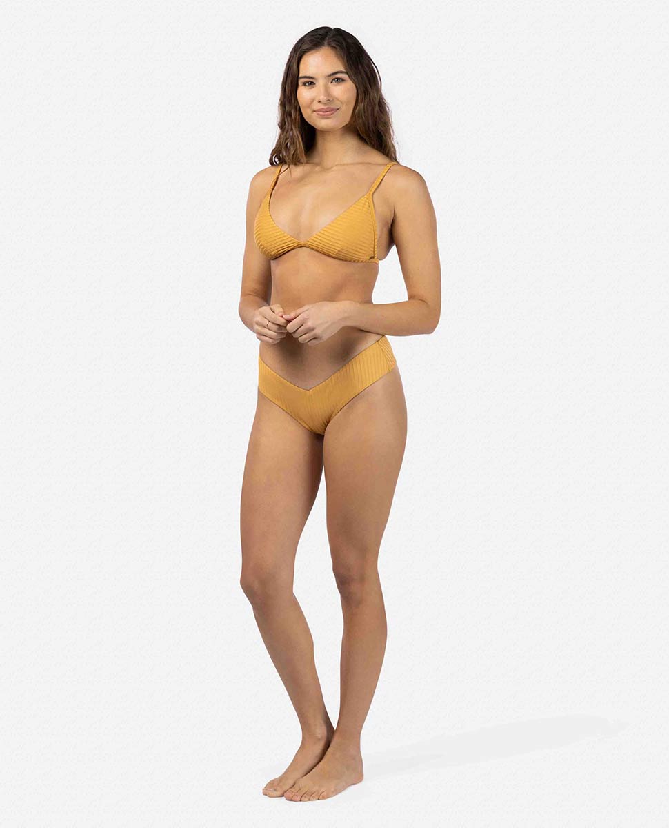 Premium Surf Banded Fixed Triangle Bikini Top The Bikini Shoppe