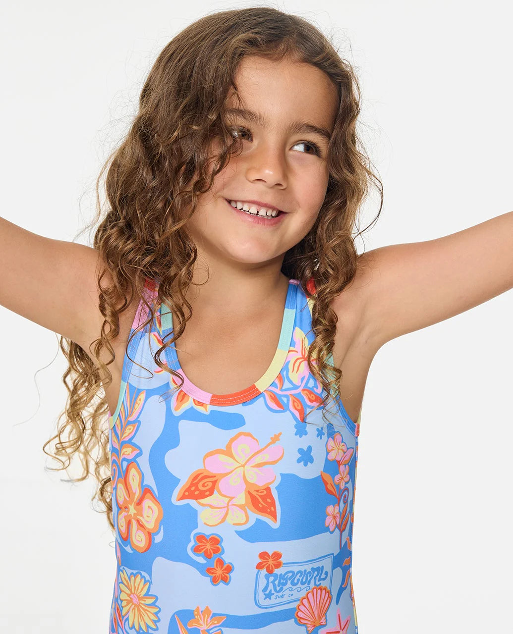 Girls Surf Magic Revo one-piece swimsuit by Rip Curl