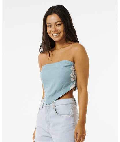 Hibiscus Heat Halter Neck Top