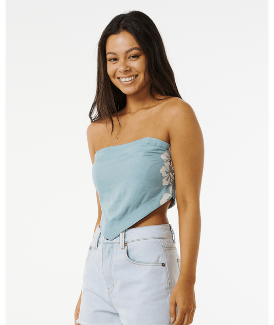 Hibiscus Heat Halter Neck Top