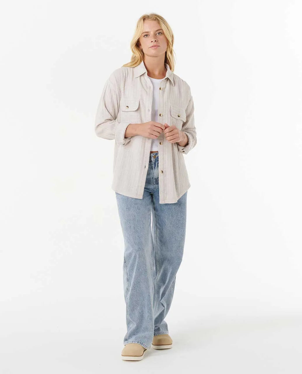 Oceanic Textured Shacket