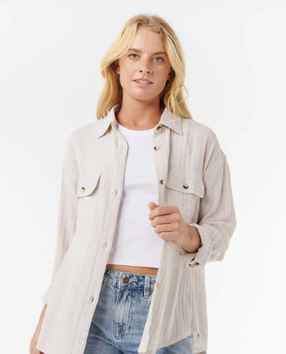 Oceanic Textured Shacket