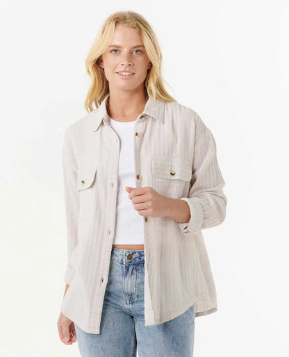 Oceanic Textured Shacket