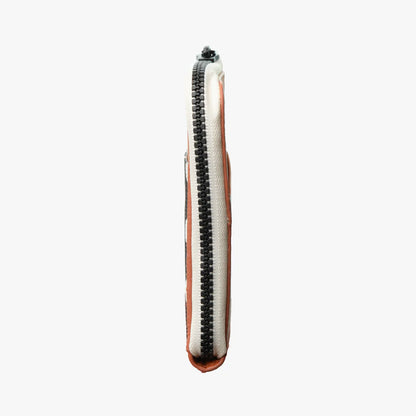 Thread Leather Zip Wallet