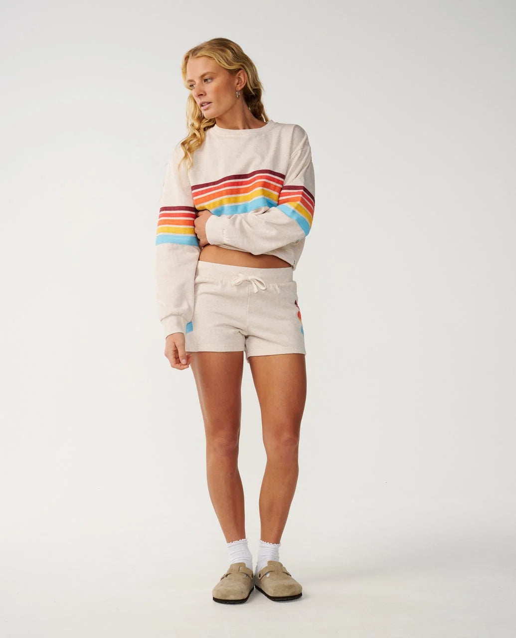 Surf Revival Relaxed Crew Neck Sweater