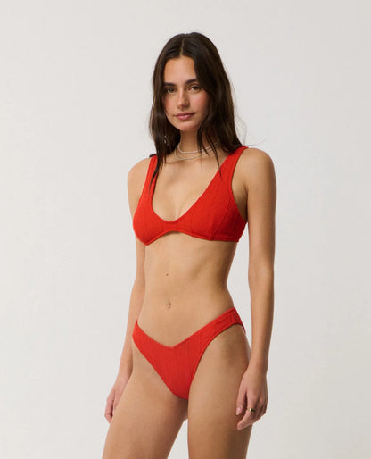 Vibe Surf High Cheeky Coverage Bikini Bottom