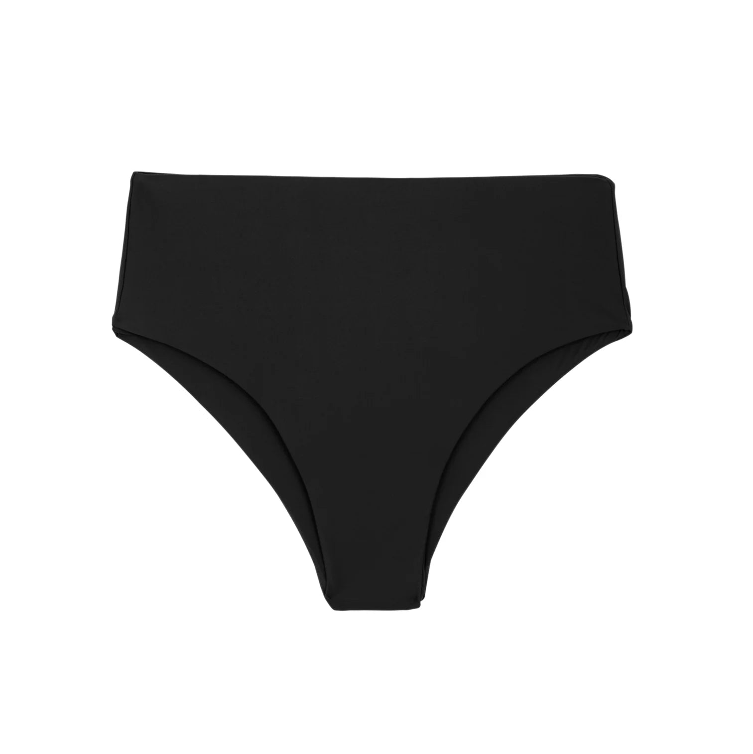 Nero hotpants high-waist bikini bottom in black by Rio De Sol