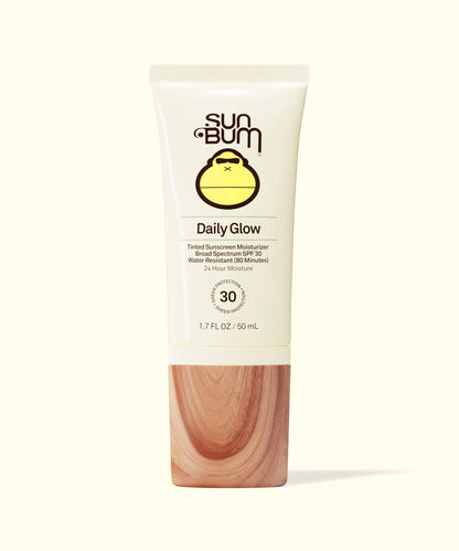 Glow SPF 30 sunscreen face lotion by Sun Bum — front view