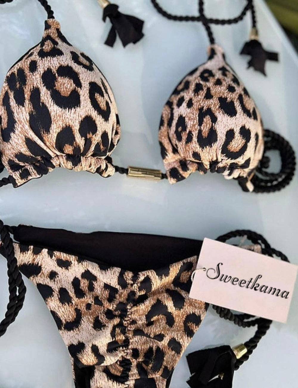 Sexy Micro Tie Side Bikini Bottom