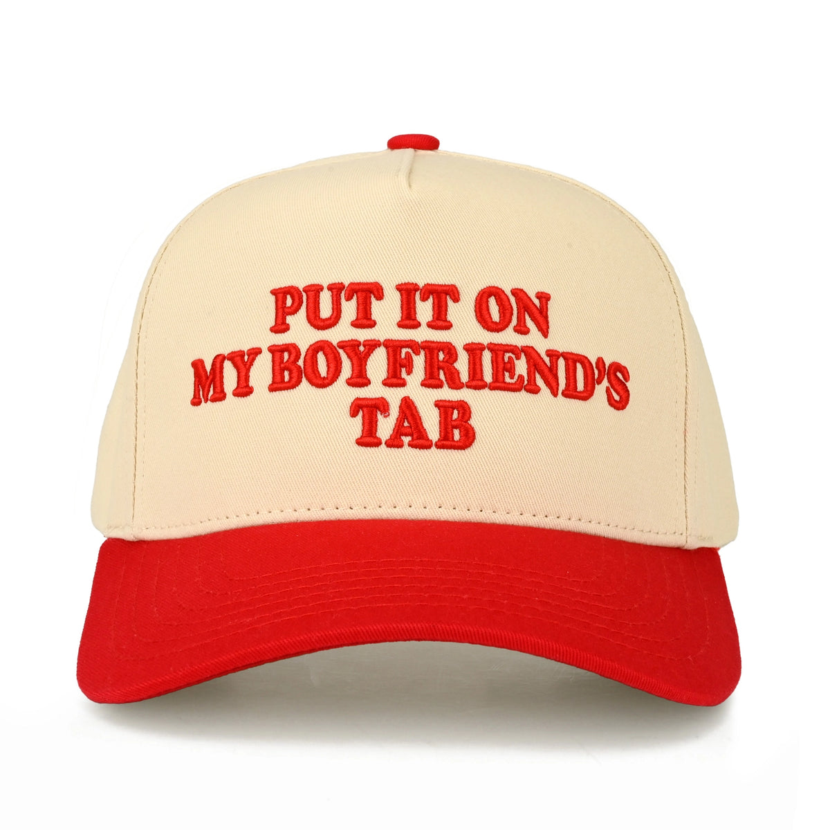 Put It On My Boyfriend's Tab Trucker Hat