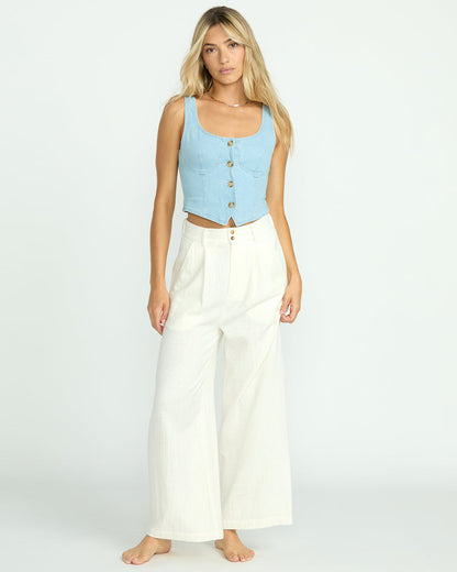 Sunwashed Sleeveless Top