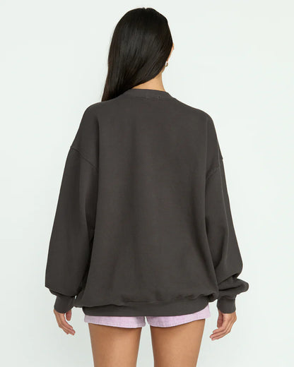 Ride In Oversized Crewneck Sweatshirt