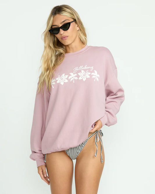 Ride In Oversized Crewneck Sweatshirt