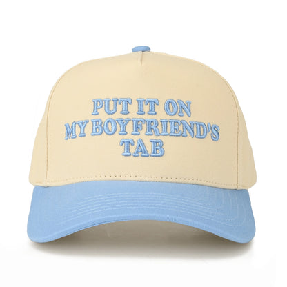 Put It On My Boyfriend's Tab Trucker Hat