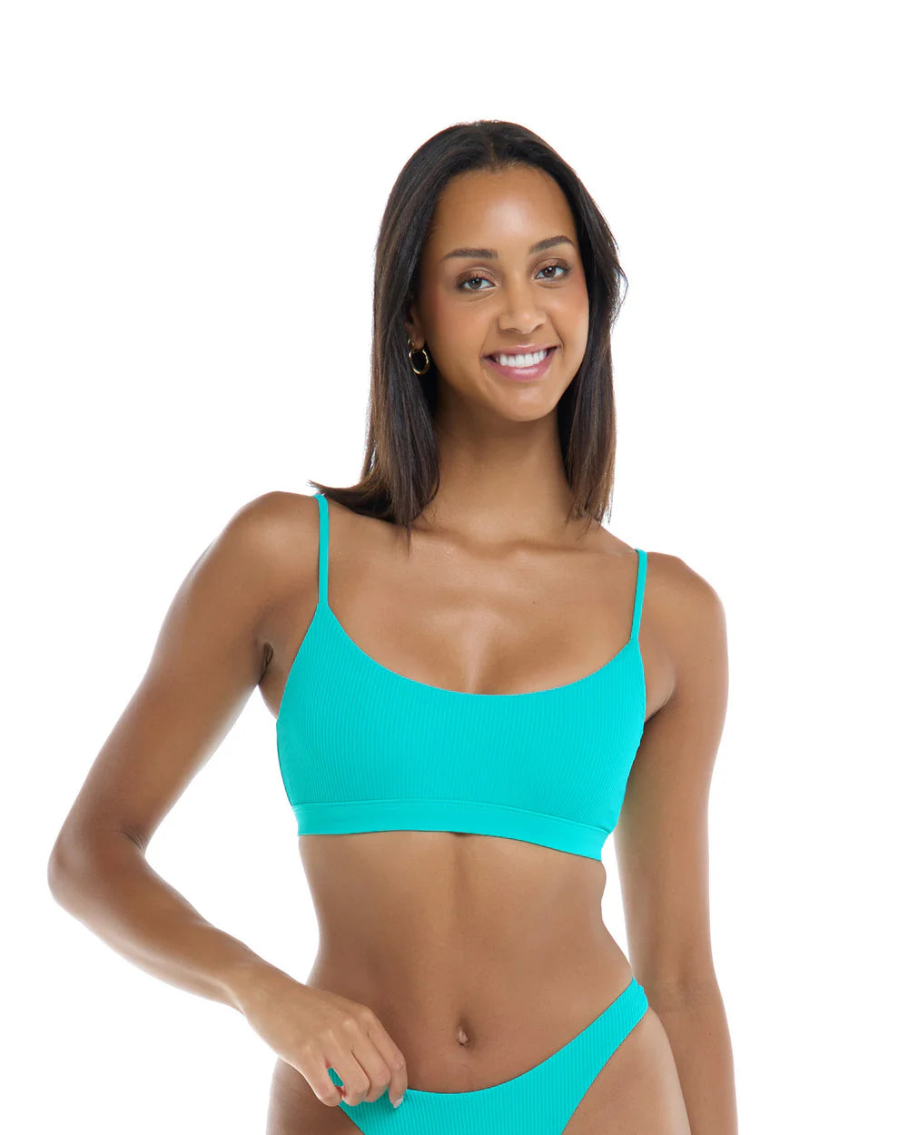 Ibiza Aro bralette bikini top in Fairy — front view, Body Glove