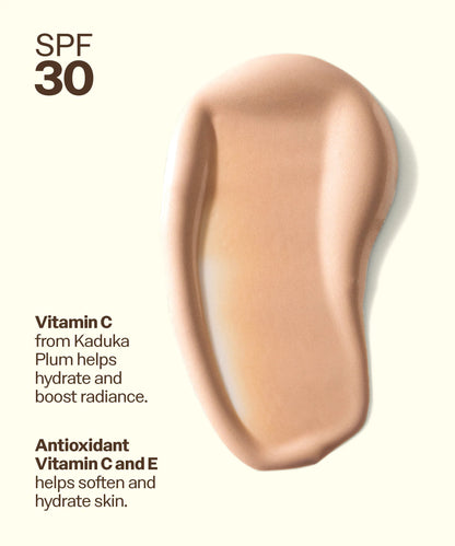 Glow SPF 30 sunscreen face lotion by Sun Bum — swatch view