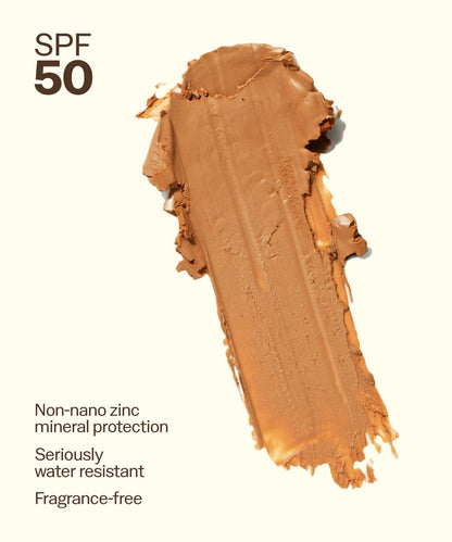 Sun Bum Signature SPF 50 tinted mineral face stick