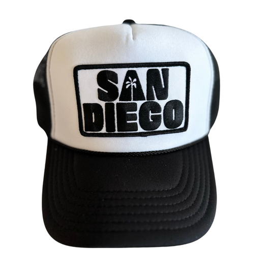San Diego Palm Patch Trucker Hat